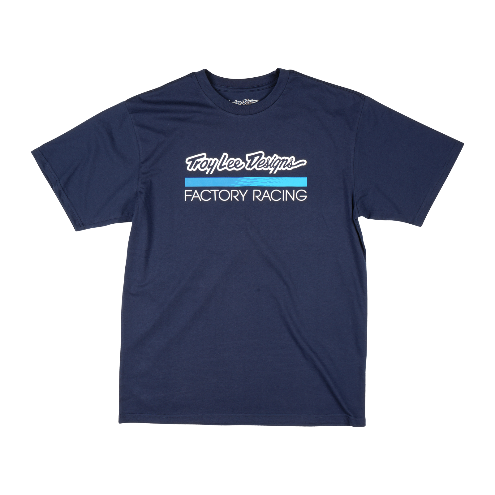 Short Sleeve Tee Troy Lee Designs Factory Racing Navy / Blue