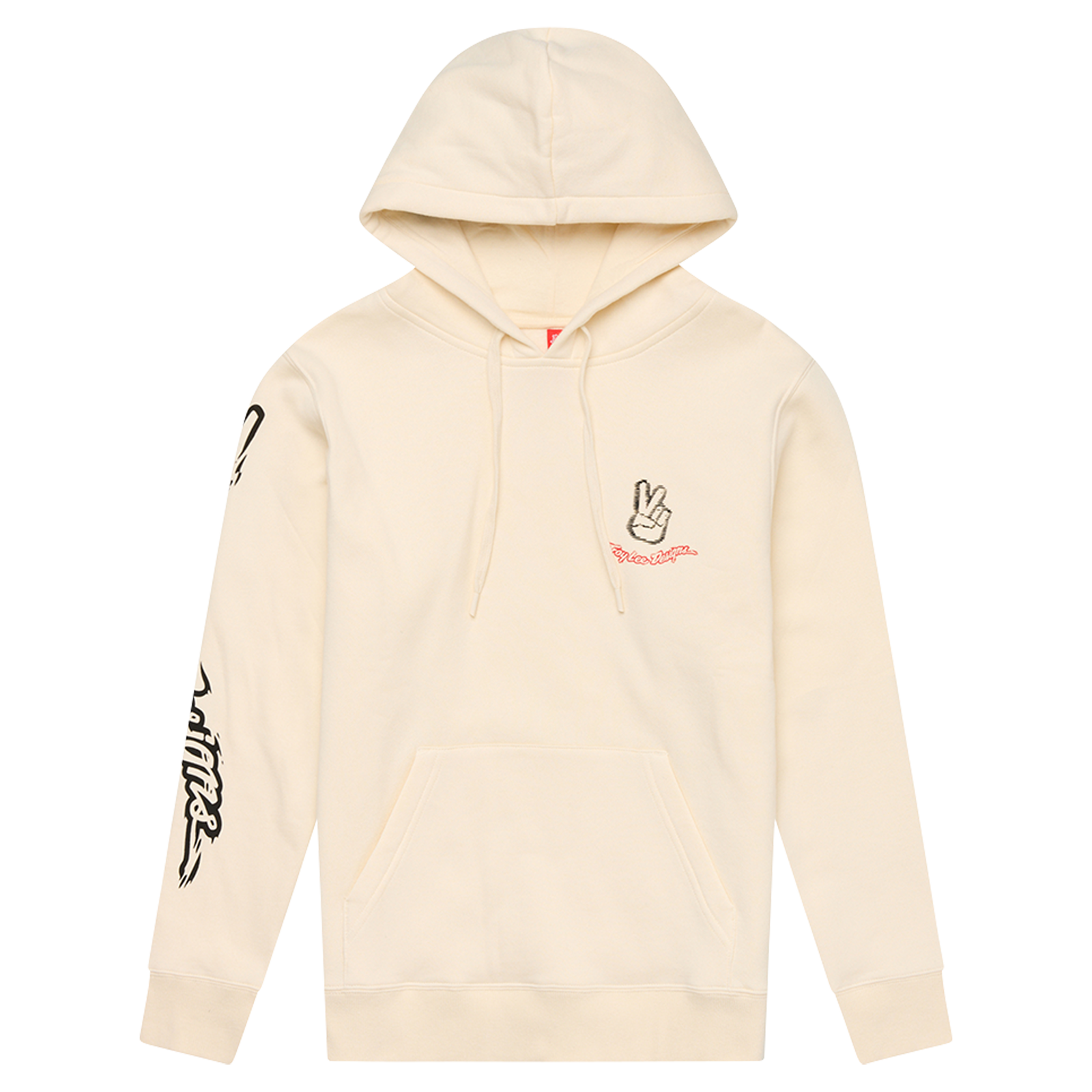 Womens Pullover Peace Out Vintage White