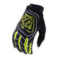 GP Pro Glove Stagger Gunmetal / Neo Yellow