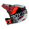 D4 Composite Helmet Qualifier Silver / Red