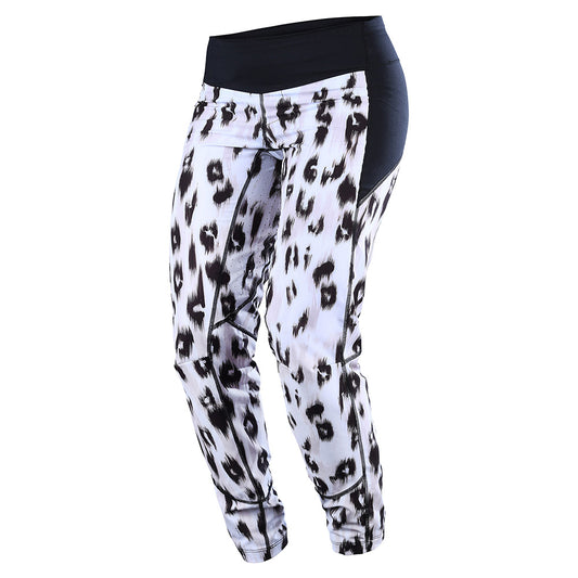 Womens Luxe Pant Wild Cat White