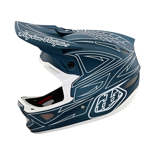 D3 Fiberlite Helmet Spiderstripe Blue