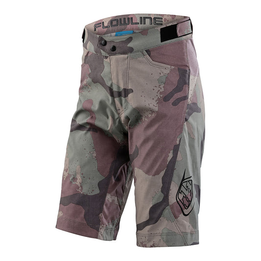 Short Flowline pour jeunes sans doublure, camouflage forêt