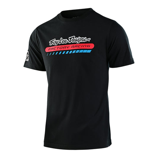 T-shirt manches courtes TLD Factory Racing Noir