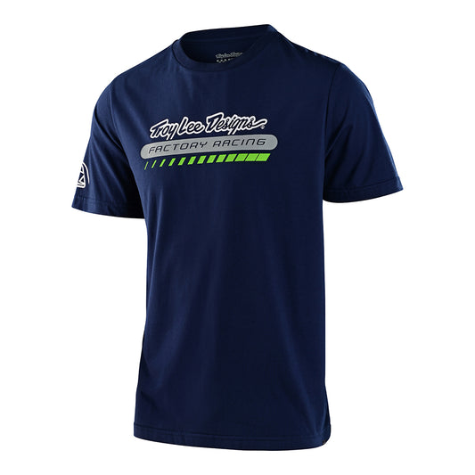 T-shirt à manches courtes TLD Factory Racing Navy