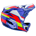 Casque composite D4 Omega Blanc/Bleu