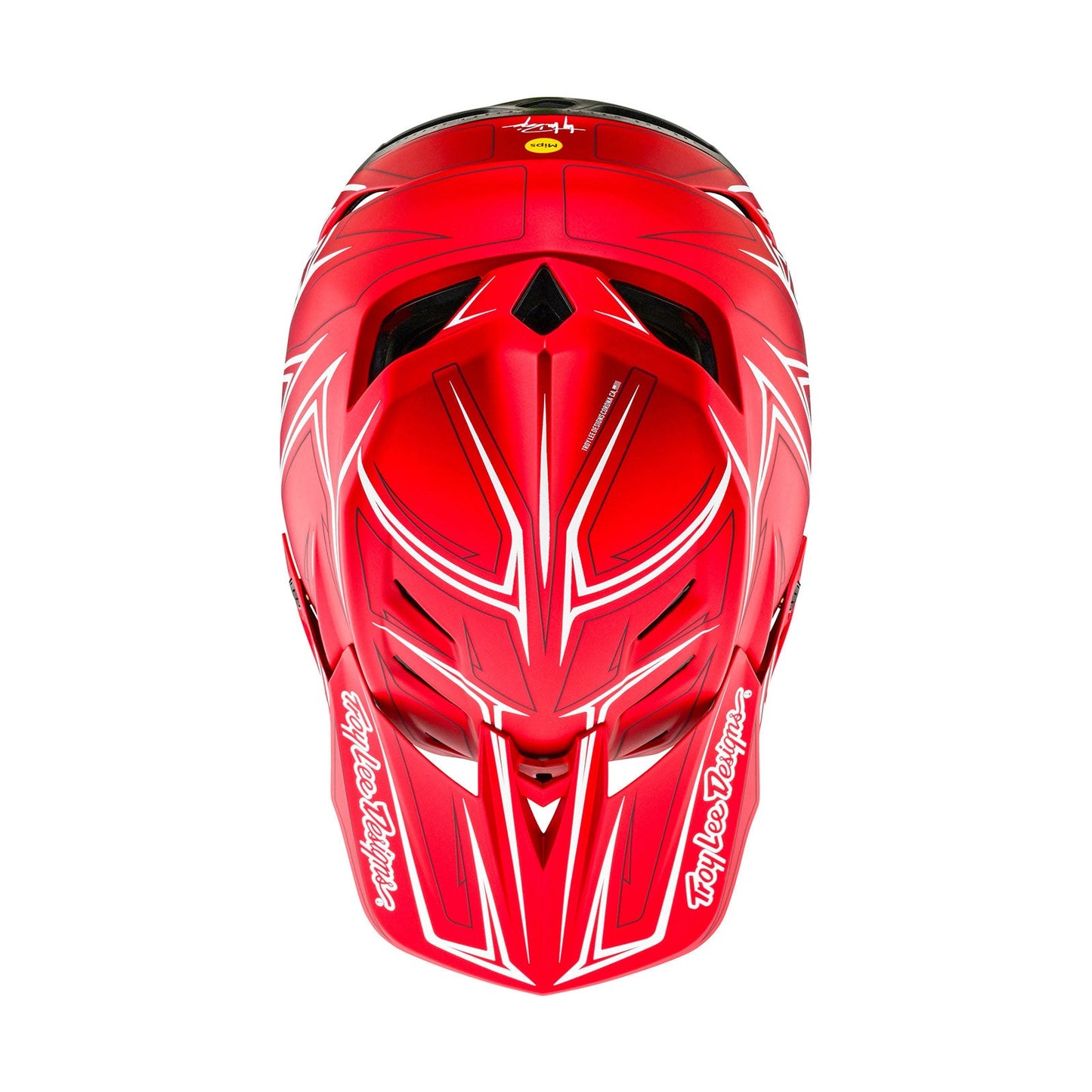 D4 Composite Helmet Pinned Red