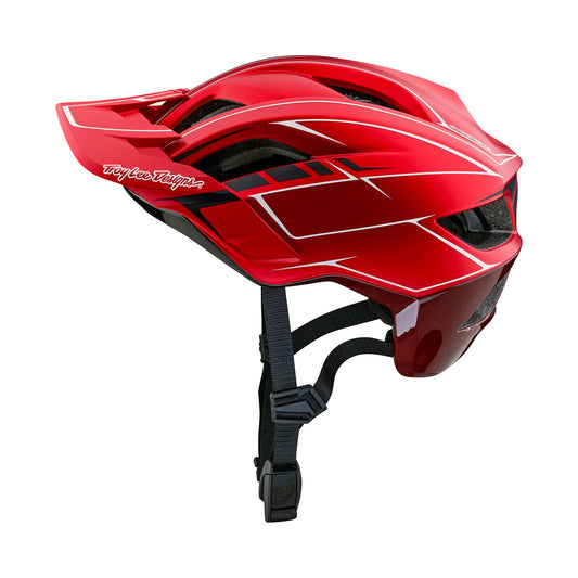 Flowline SE Helmet Pinstripe Red