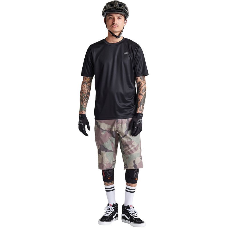 Flowline SS Jersey Solid Black