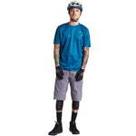 Maillot Flowline SS bleu ardoise uni
