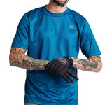 Maillot Flowline SS bleu ardoise uni