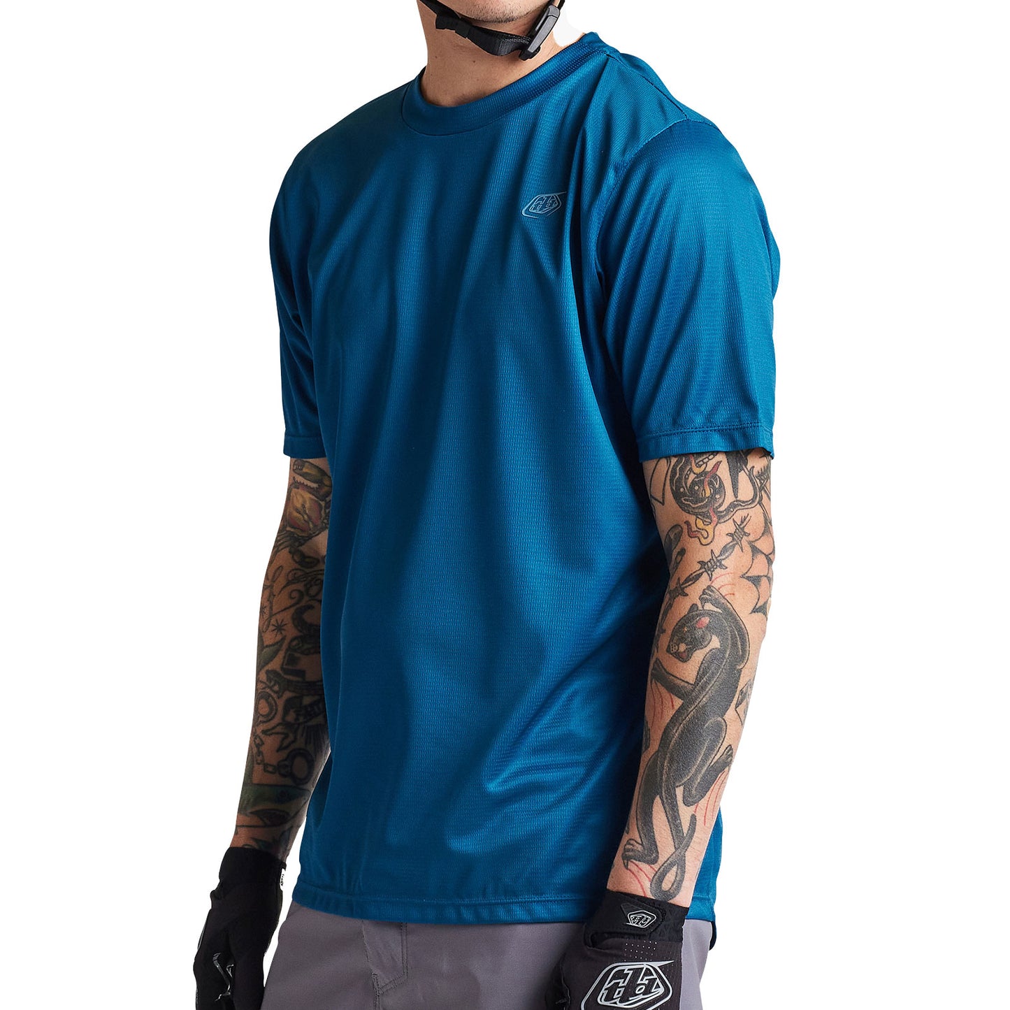 Maillot Flowline SS bleu ardoise uni