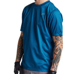 Maillot Flowline SS bleu ardoise uni