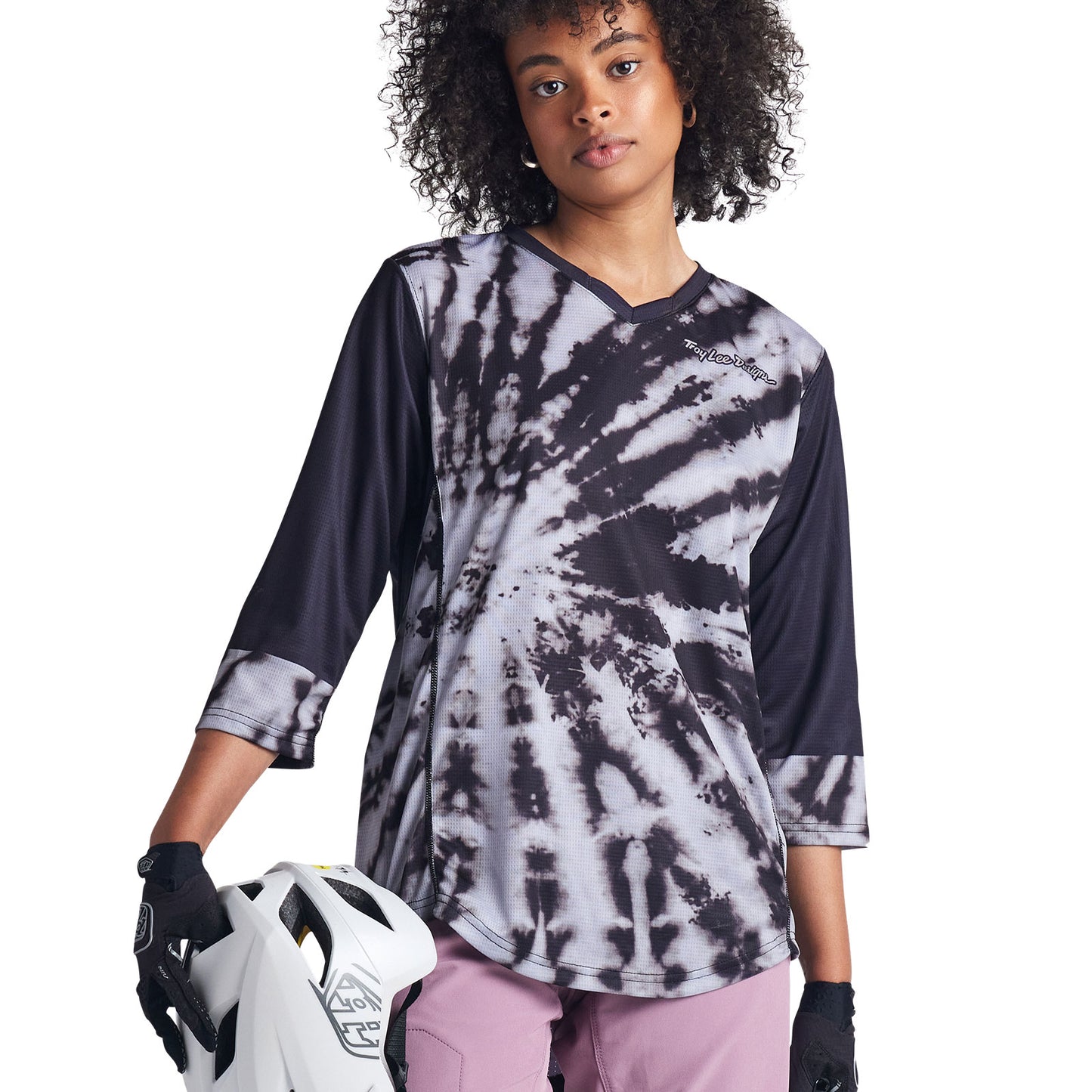 Womens Mischief Jersey Tie Dye Black