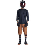 Maillot Ruckus 3/4 Noir uni