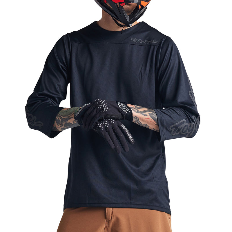 Maillot Ruckus 3/4 Noir uni