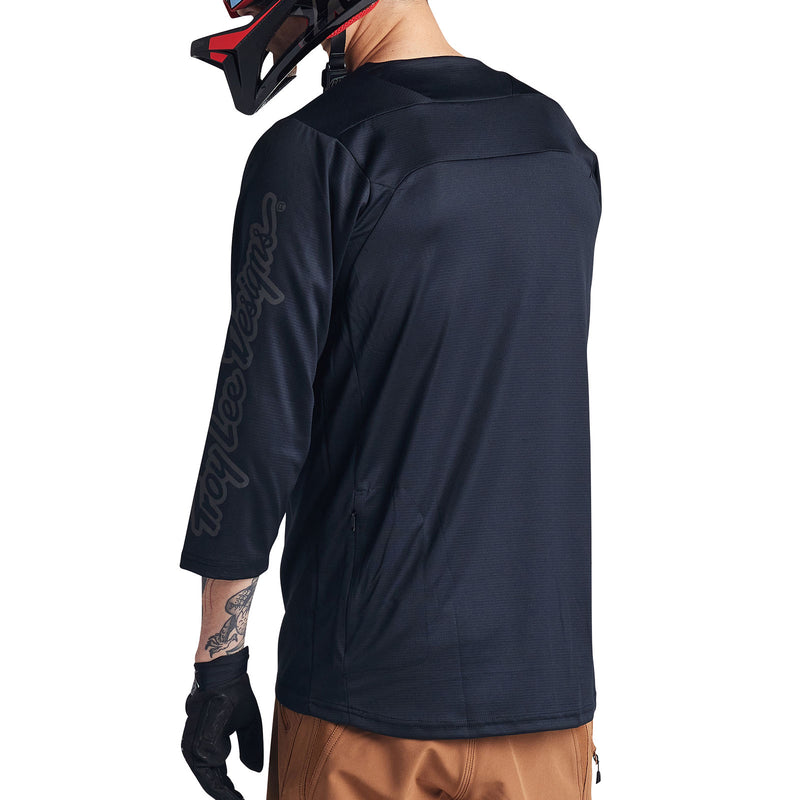 Maillot Ruckus 3/4 Noir uni