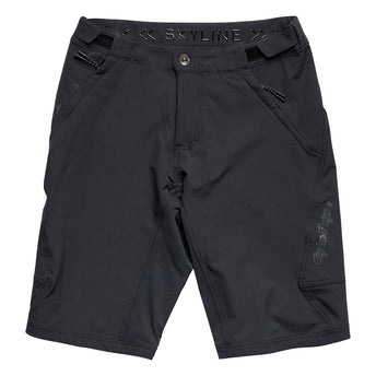 Skyline Short W/Liner Mono Black