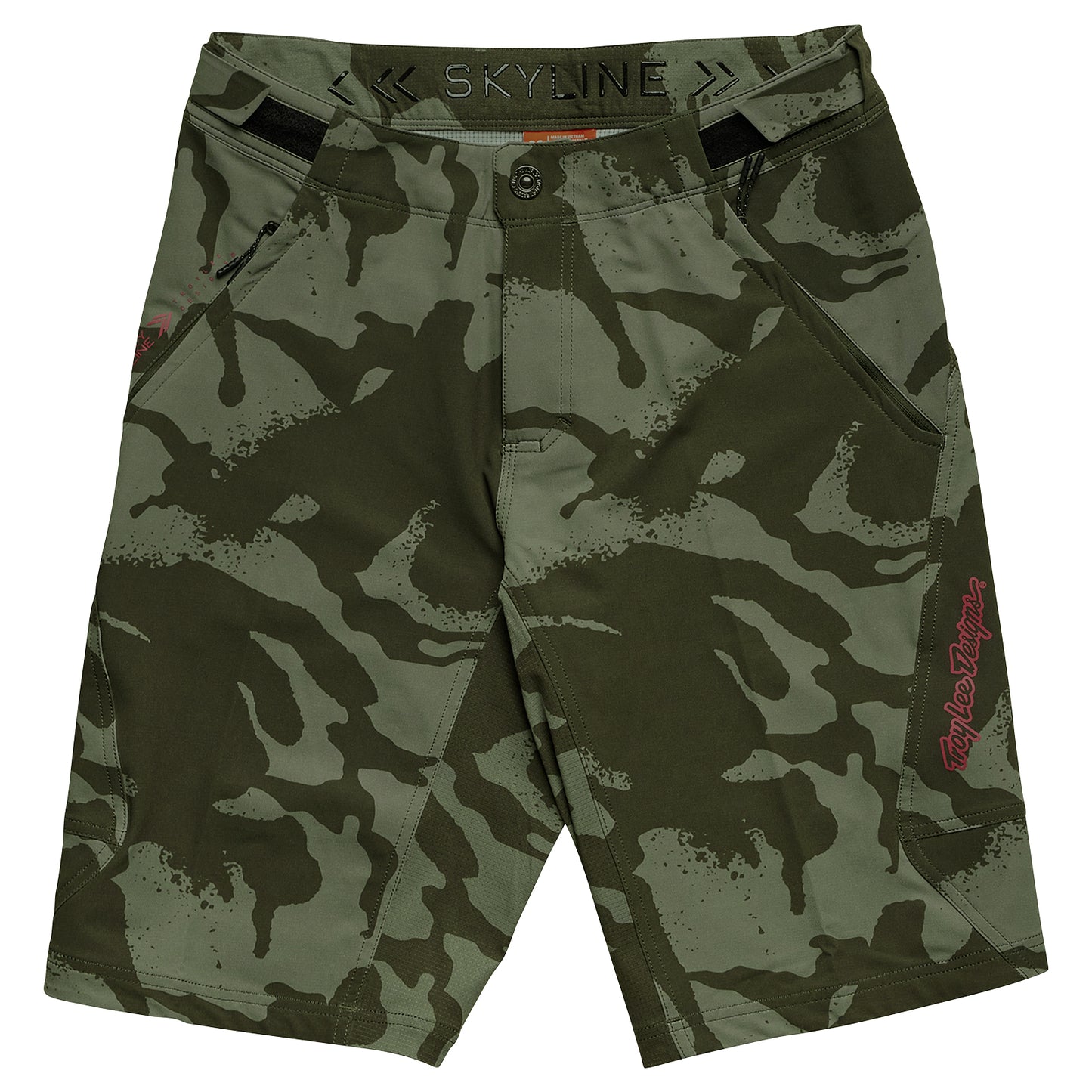 Short Skyline avec doublure Shadow Camo Olive
