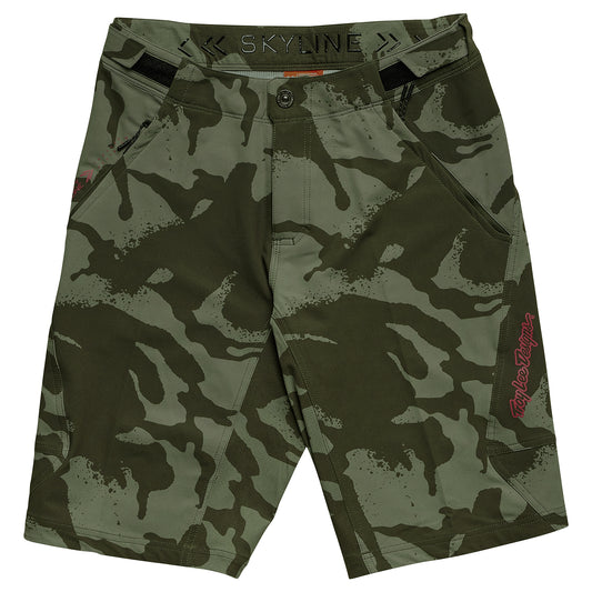 Short Skyline avec doublure Shadow Camo Olive