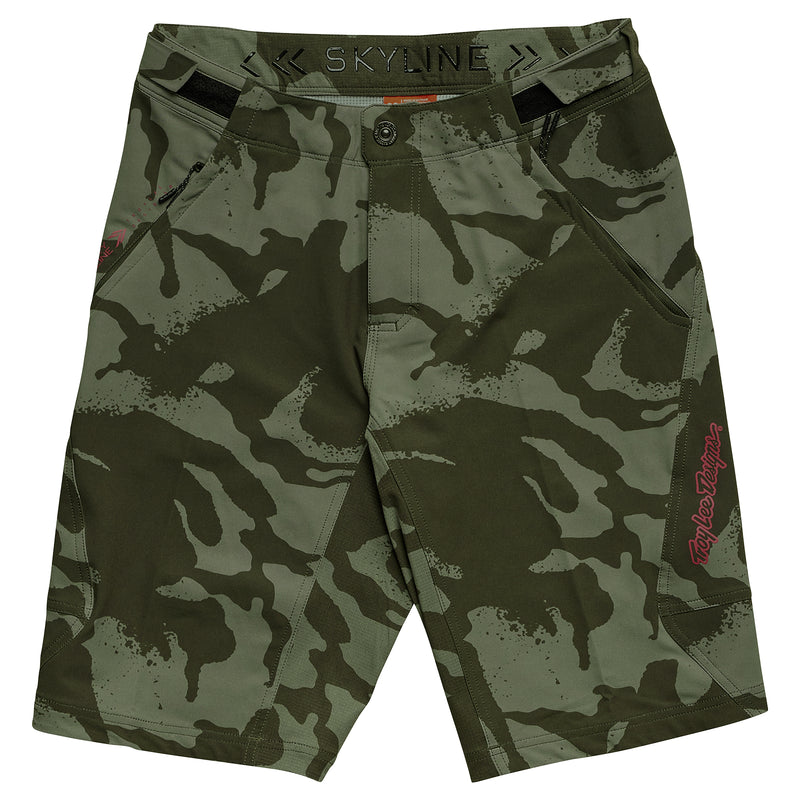 Short Skyline avec doublure Shadow Camo Olive
