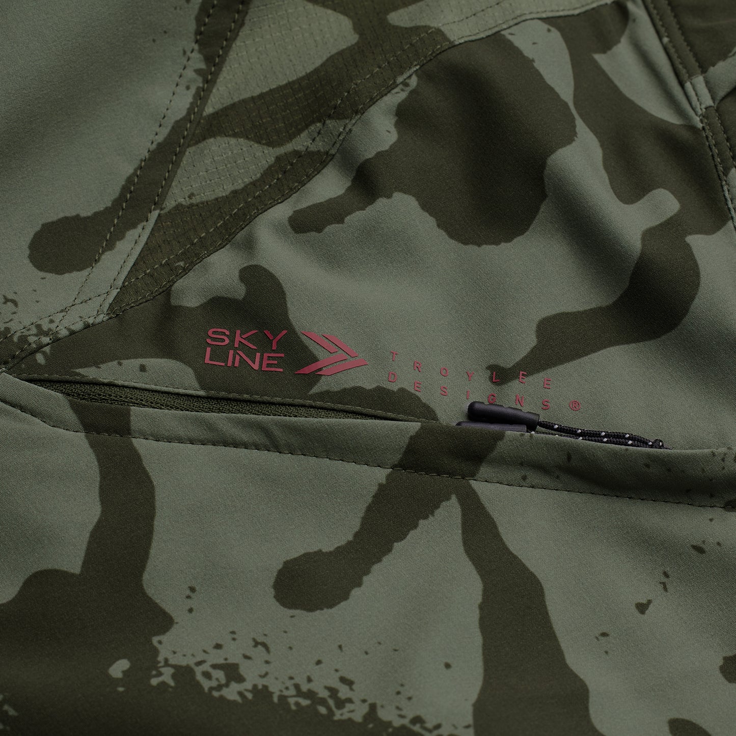 Short Skyline avec doublure Shadow Camo Olive