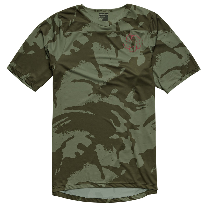 Skyline SS Jersey Shadow Camo Olive