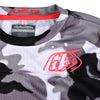 Youth Flowline LS Jersey Spray Camo White