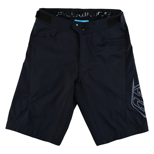 Short Youth Flowline sans doublure noir uni