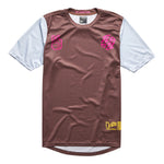 Maillot Youth Flowline SS couleur chocolat retourné