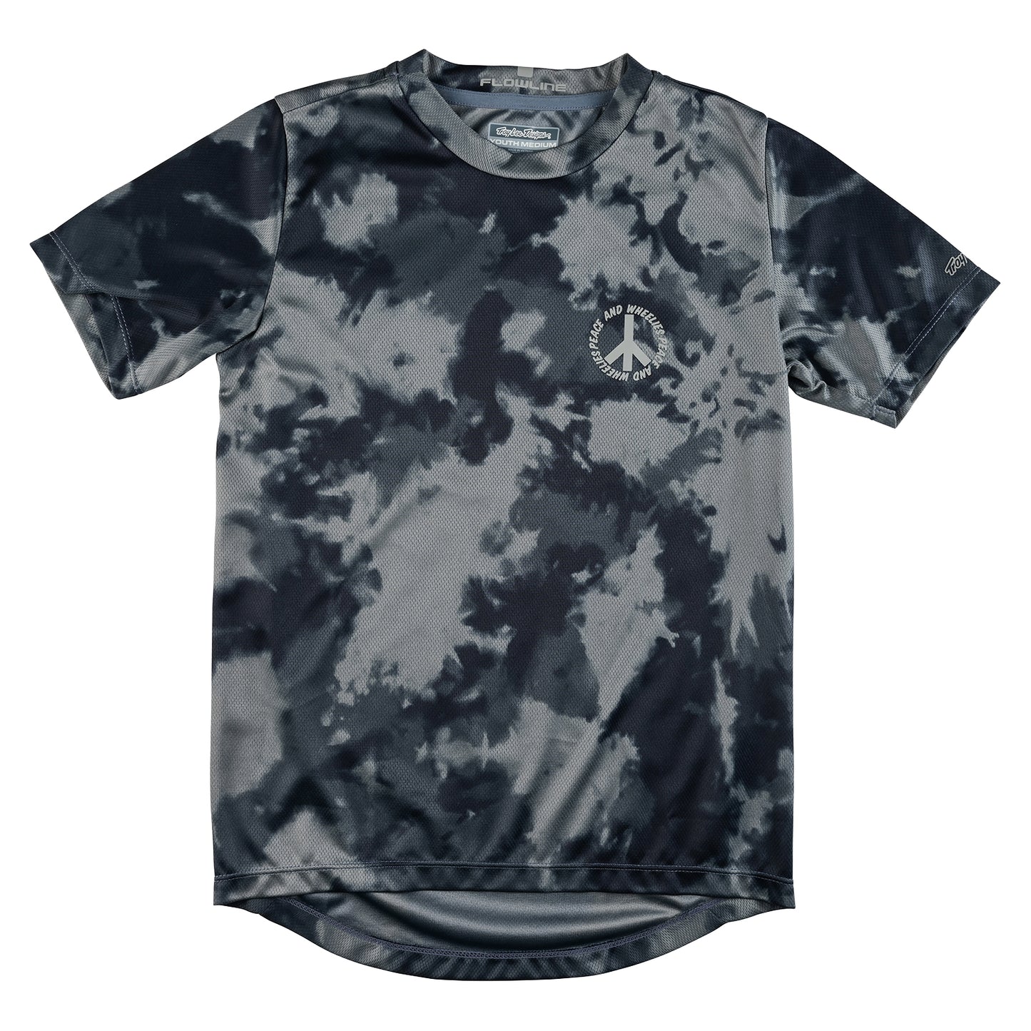 Youth Flowline SS Jersey Plot Charcoal
