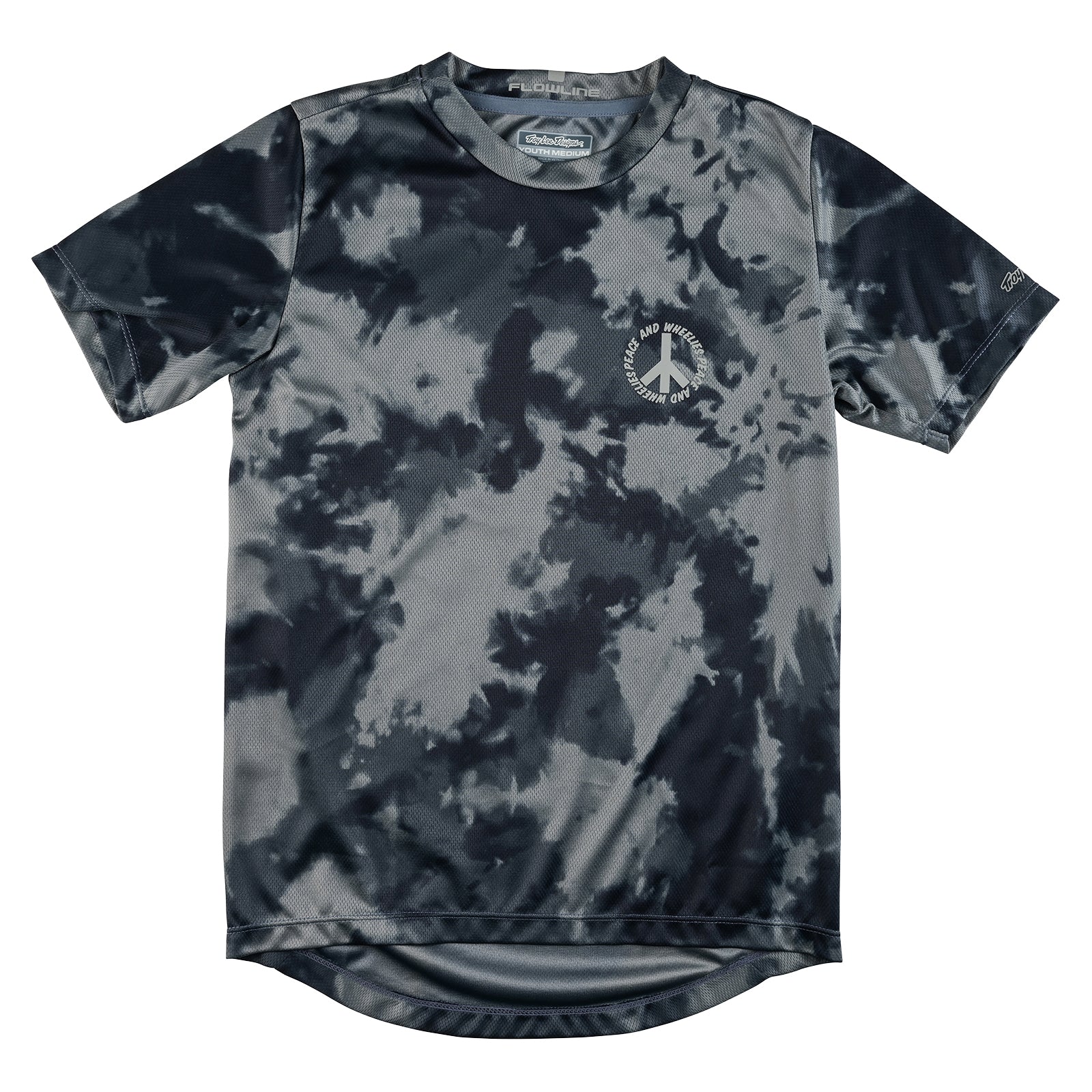 Maillot Youth Flowline SS Plot Charcoal