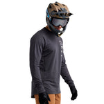 Ruckus Long Sleeve Ride Tee Destroy Carbon