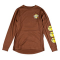 T-shirt à manches longues Ruckus Ride Wheelies Chocolat