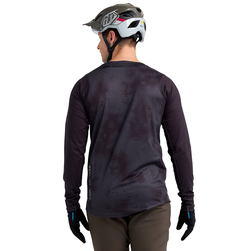 Skyline Chill Jersey Scattered Carbon