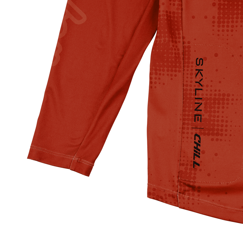 Skyline Chill Jersey Scattered Fire Orange
