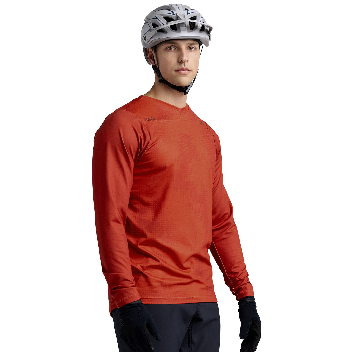 Skyline Chill Jersey Scattered Fire Orange