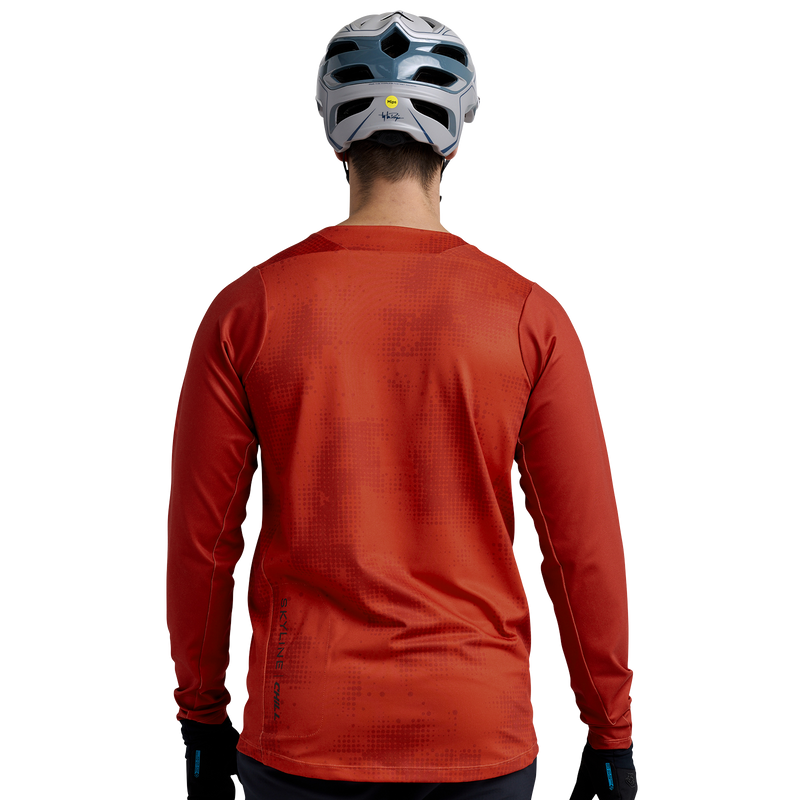 Skyline Chill Jersey Scattered Fire Orange