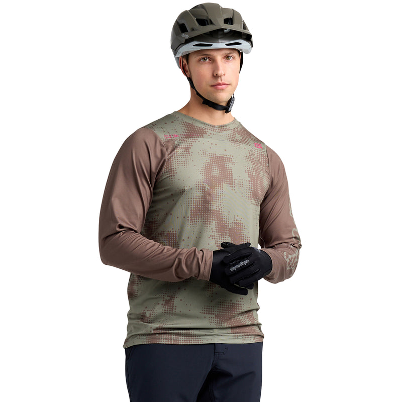 Skyline Chill Jersey Scattered Olive