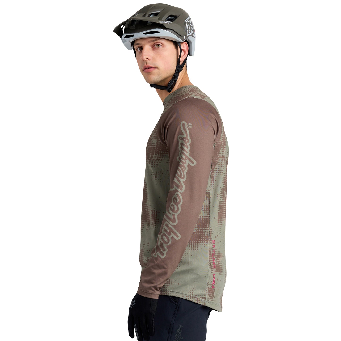 Skyline Chill Jersey Scattered Olive