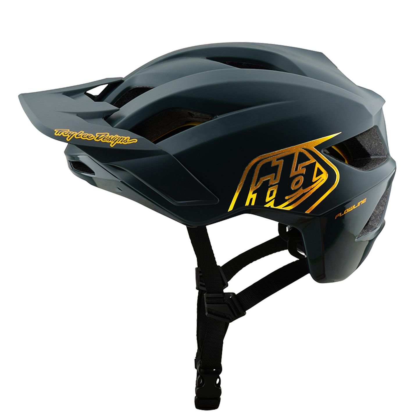 Flowline Helmet Point Gray / Gold