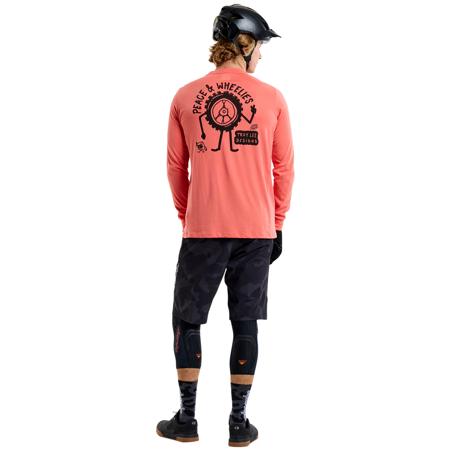 Skyline Long Sleeve Ride Tee P&W Melon
