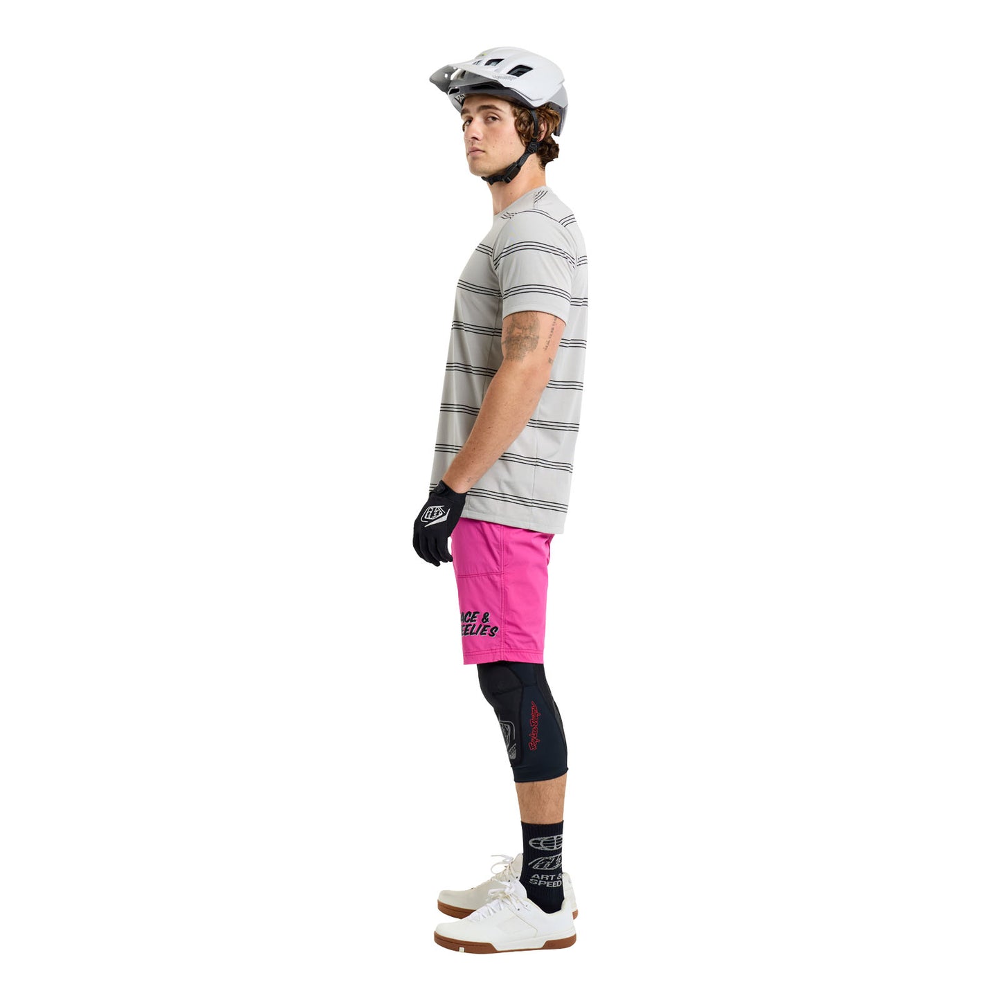 Skyline Short Sleeve Ride Tee Washed Out Limestone