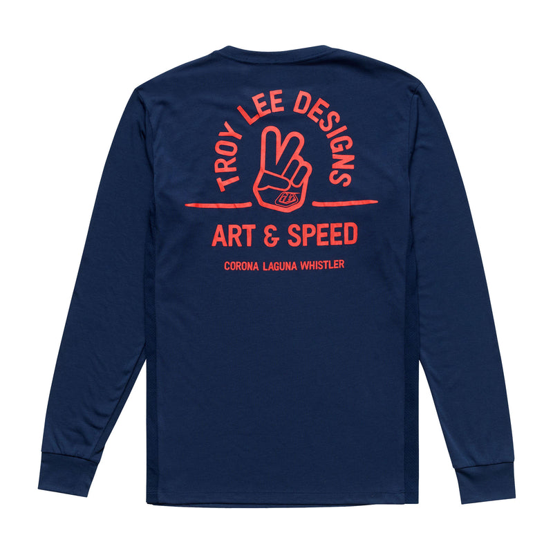 T-shirt à manches longues Skyline Ride Locals Midnight