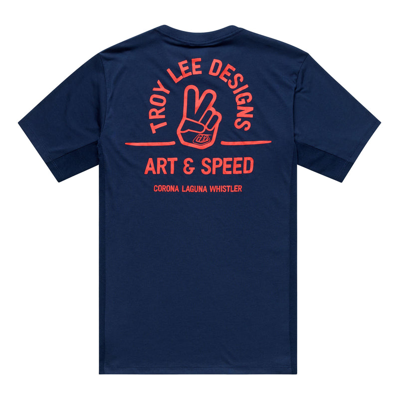 Skyline Short Sleeve Ride Tee Locals Midnight