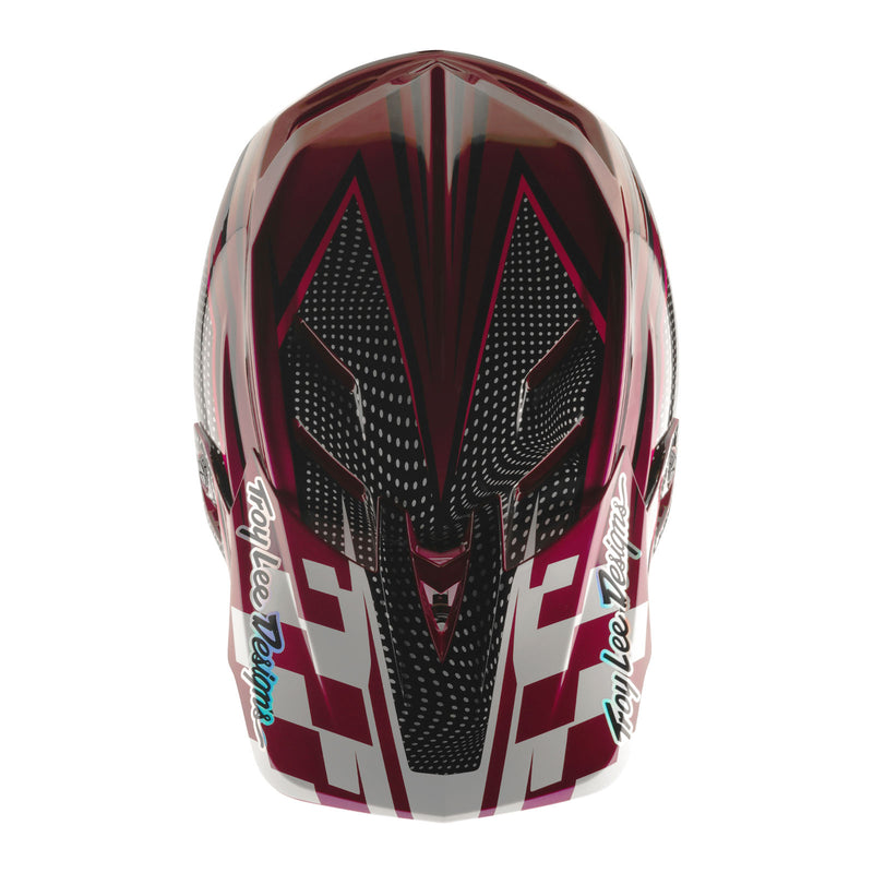 Casque D4 Carbon avec MIPS Troy Lee Designs X SRAM Radioscape Noir / Baie