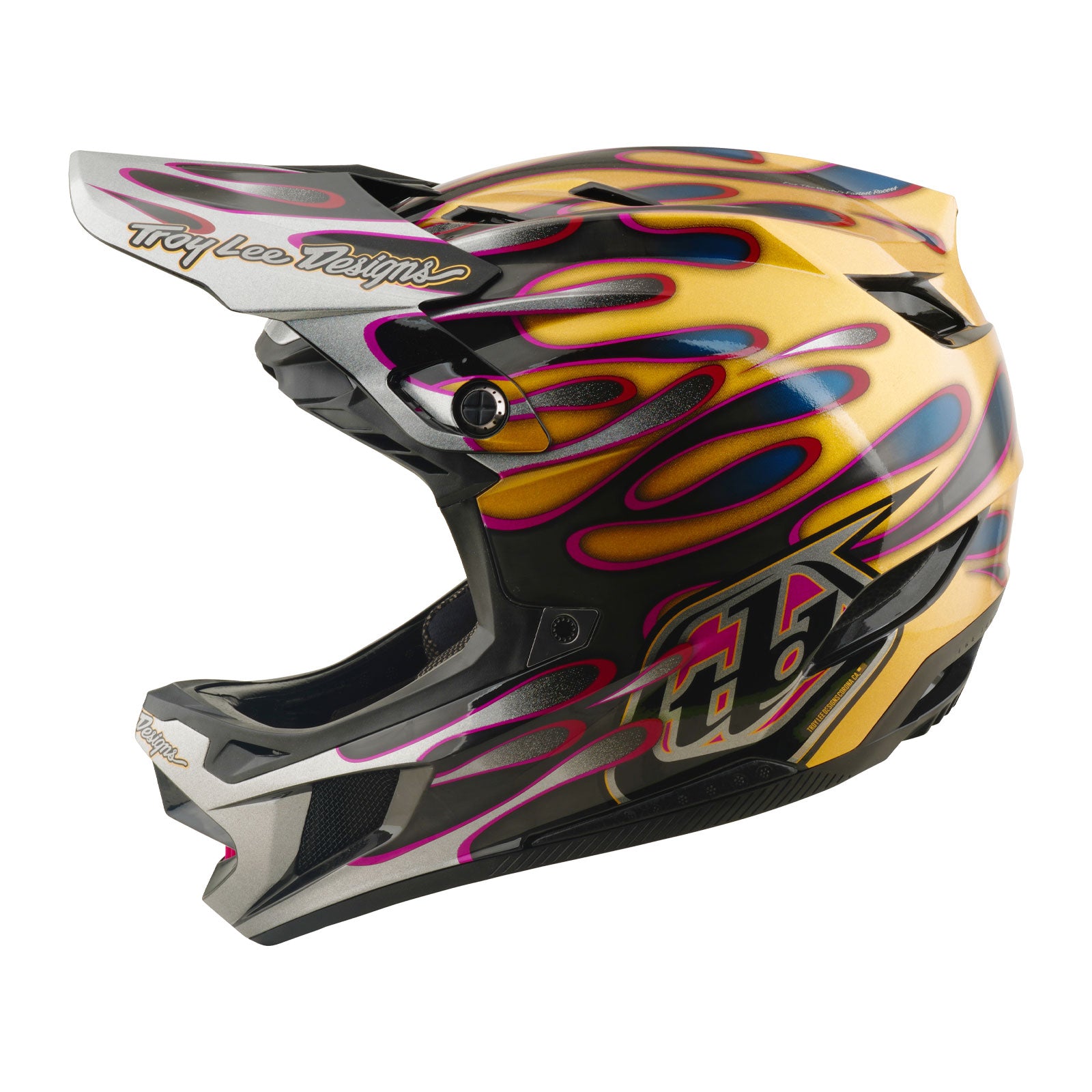 D4 Carbon Helmet Overspray Gold / Black