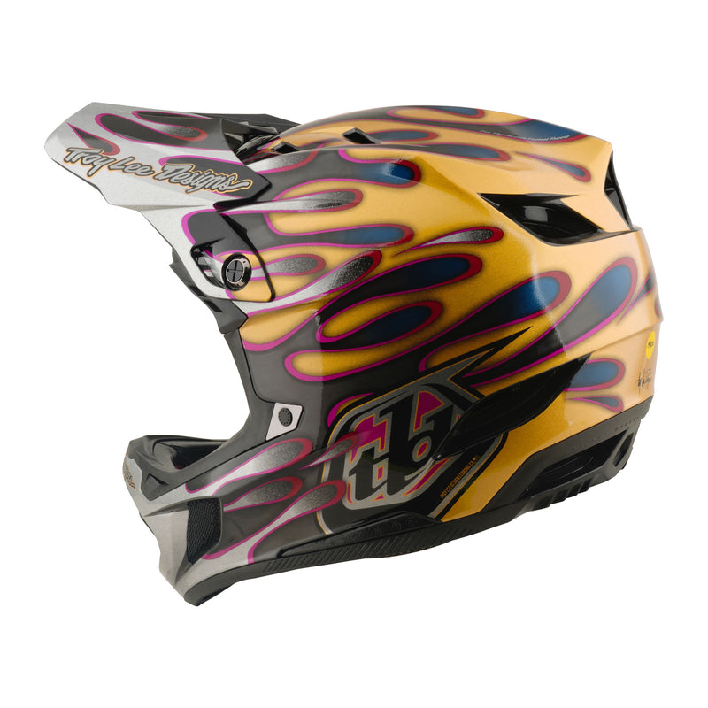 D4 Carbon Helmet Overspray Gold / Black