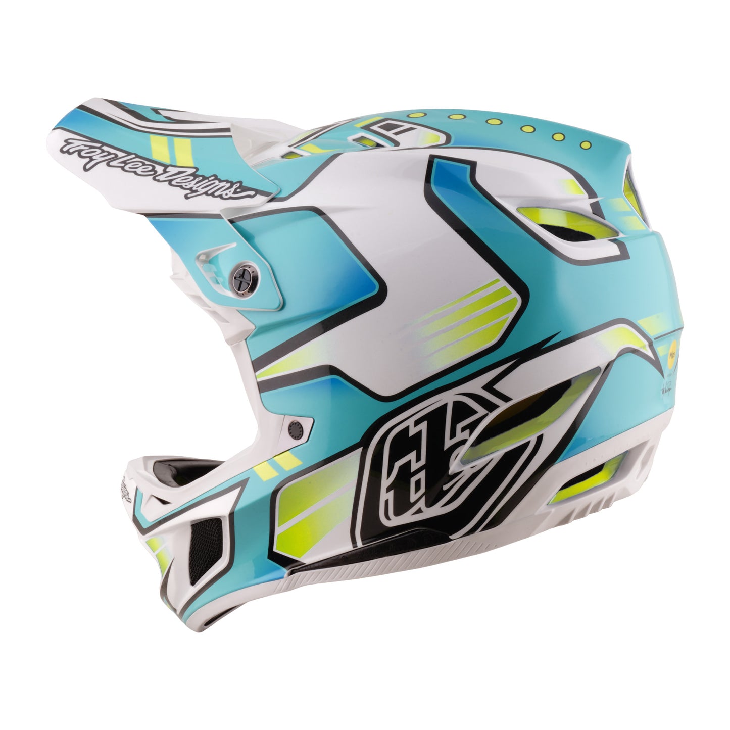 D4 Composite Helmet Crest Real Teal