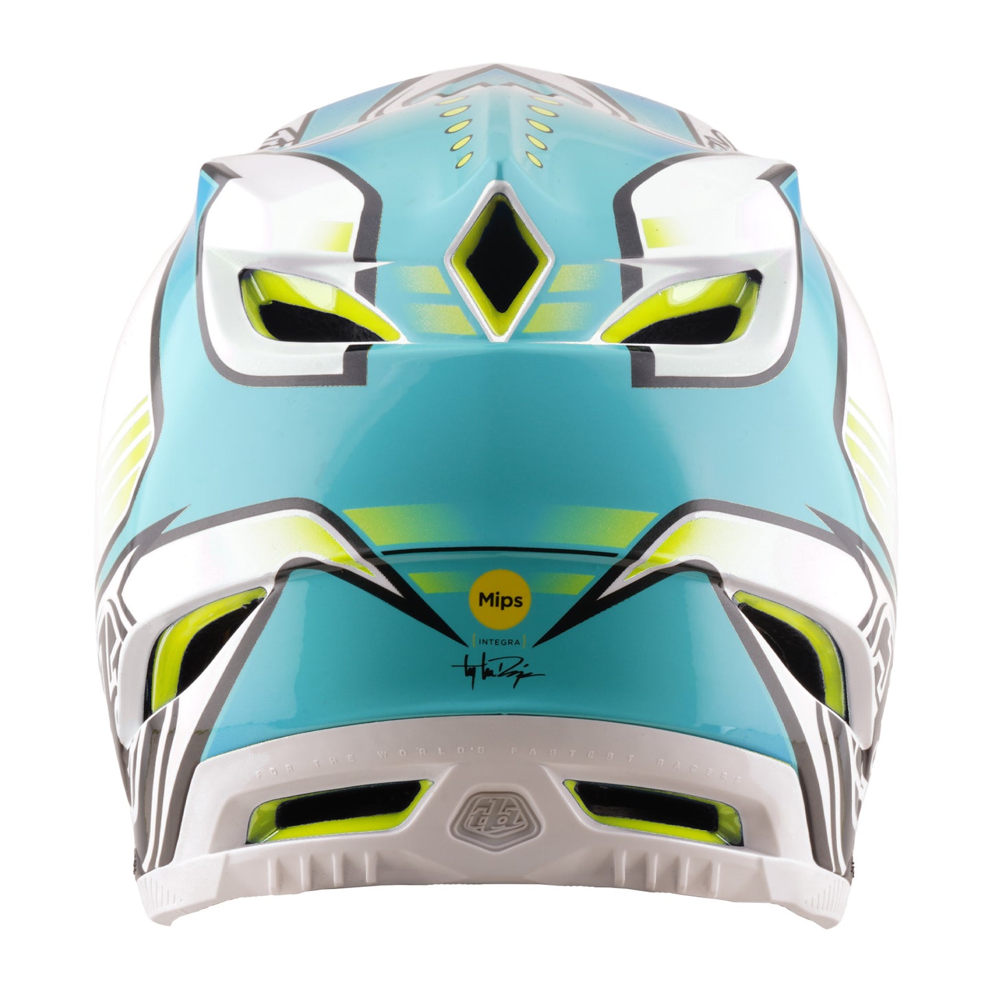 D4 Composite Helmet Crest Real Teal